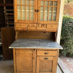 Antique Hoosier Cabinet (Kitchen Hutch)