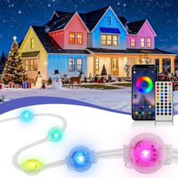 XINKAITE 300ft Permanent Outdoor Lights for House, 2025 Eave Lighting with App/Remote Control