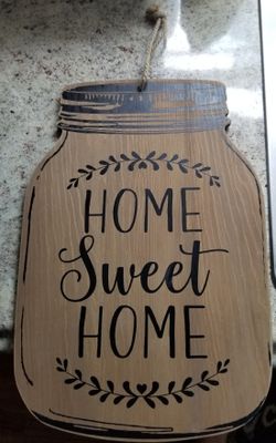 Home Sweet Home Wood Sign