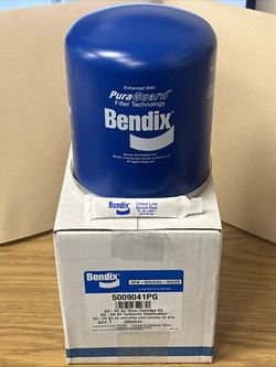 ~NEW GENUINE BENDIX SPIN-ON AIR DRYER DESSICANT FILTER CARTRIDGE KIT 5OO9041PG