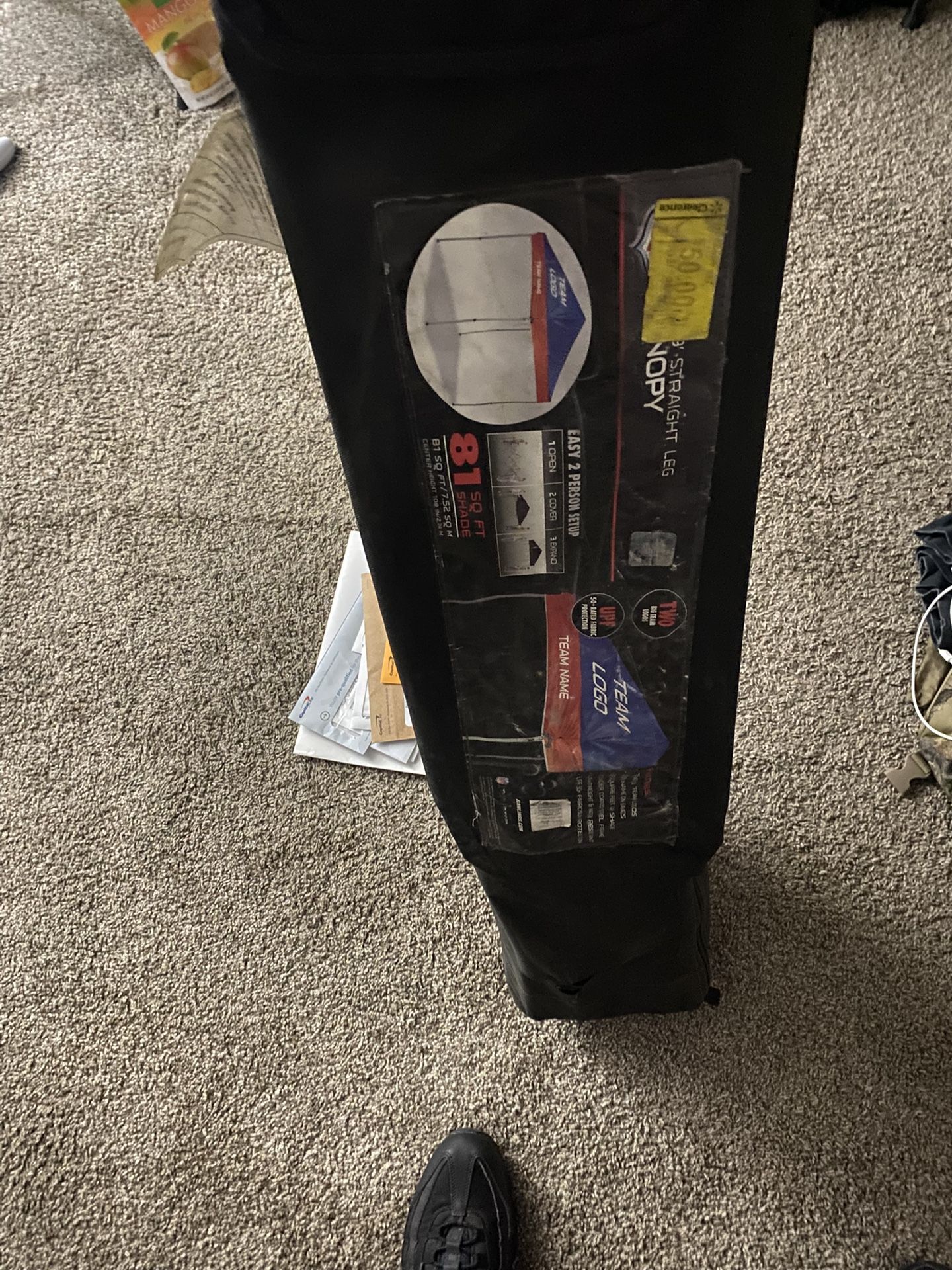 81 Square Foot Broncos Tent