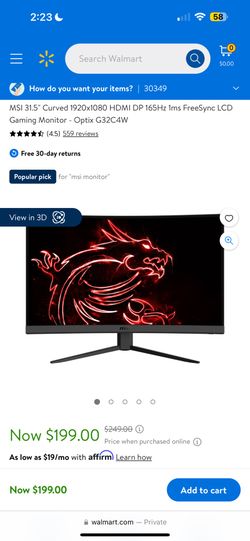 Msi 31 Inch Curve Monitor