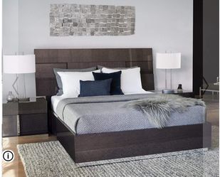 Scandinavian Design King Bed with matching side tables