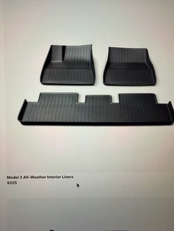 Tesla model 3  weather-resistant indoor linens