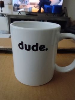 dude coffee mug