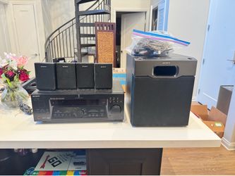 Sony 5.1 Home Theater Surround Sound System – Receiver, Subwoofer & 5 Speakers