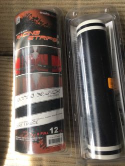 Racing Stripes - Matte Black