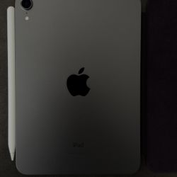 iPad Mini 6 (64GB) + Apple Pencil (2nd Gen) + Case – Excellent Condition