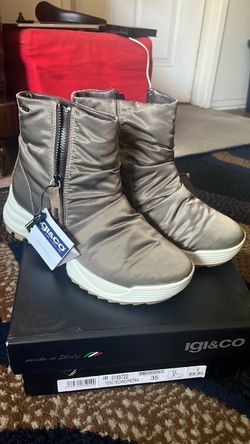 IGI&CO Silver Ankle Boots Made in Italy