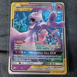 Mewtwo & Mew GX Tag Team GX All Stars 052/173 Japanese Pokémon Gem Mint