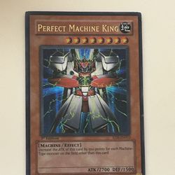 Yu-Gi-Oh Perfect Machine King RDS-EN012 1st Edition Holo Rare Gold Lettering
