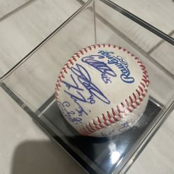 Tampa Bay Rays Signed Ball    Lots Of Autos 