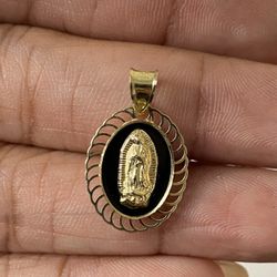 10K Gold Guadalupe Pendant