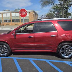 Red Gmc Acadia SUV