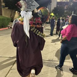 burgundy cap and gown📲