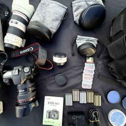Canon 40D kit w/ 3 lenses and more…