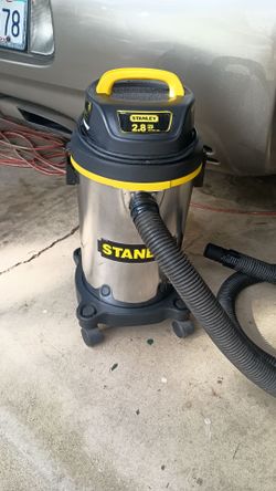 Stanley wet and dry vacuum 2.8 HP 3 gallon $70