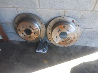 Honda oddicy 2007 new rotors. And brakes