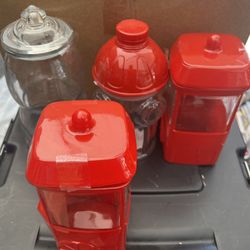 Assortment Of Glass Jars 