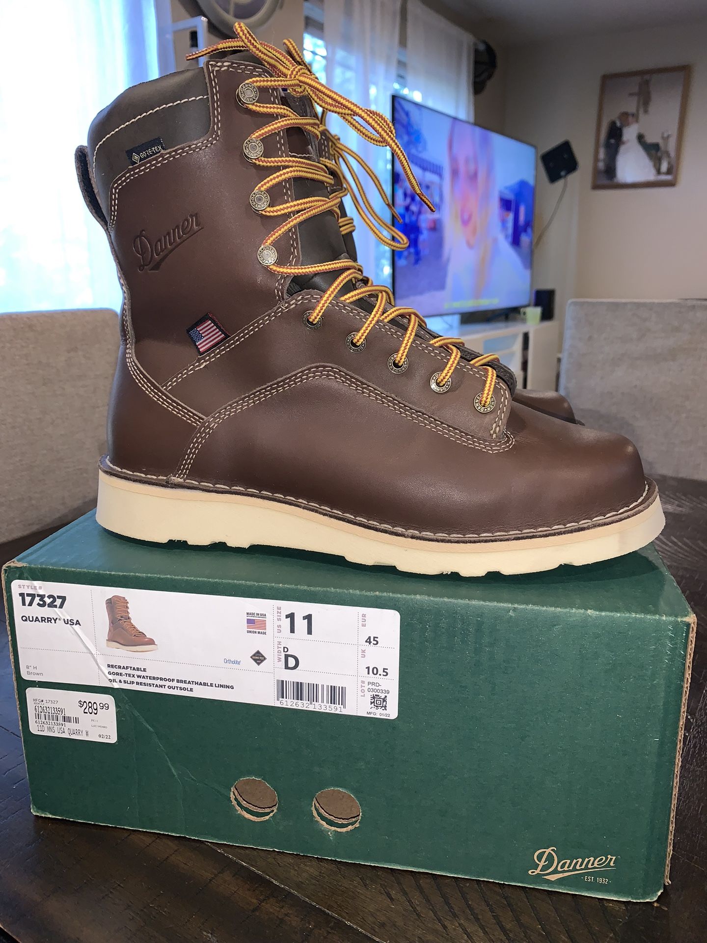 DANNER WORK SHOES SIZE #11