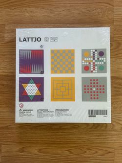 IKEA LATTJO 6 Game Boardgame Set