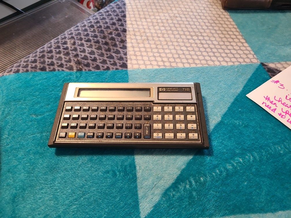 *RARE*** Hewlett Packard HP-71B Scientific Calculator