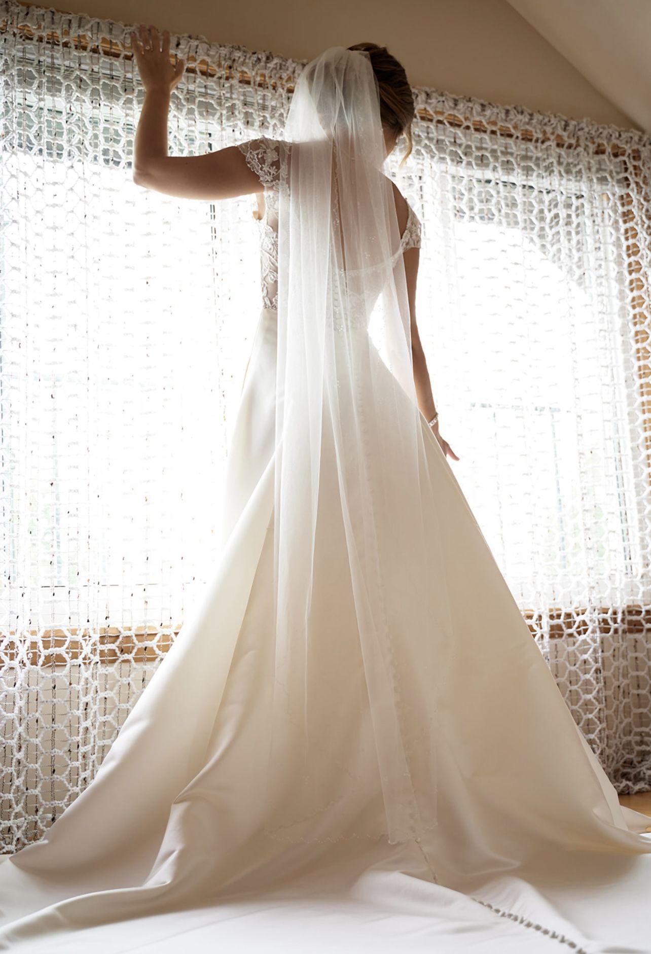 Ankle Length Wedding Veil