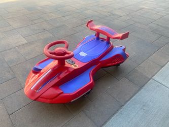 Kids Ride-On Wiggle Car Red and Blue