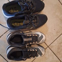 2 Pairs Of Cleats Softball