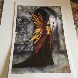 NEW Amy Brown Fairy Ltd Edition Print: Silent Halls (399/550 Certificate)