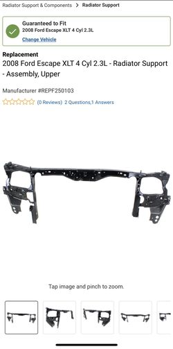 2008 Ford Scape Radiator Support -Assembly Upper
