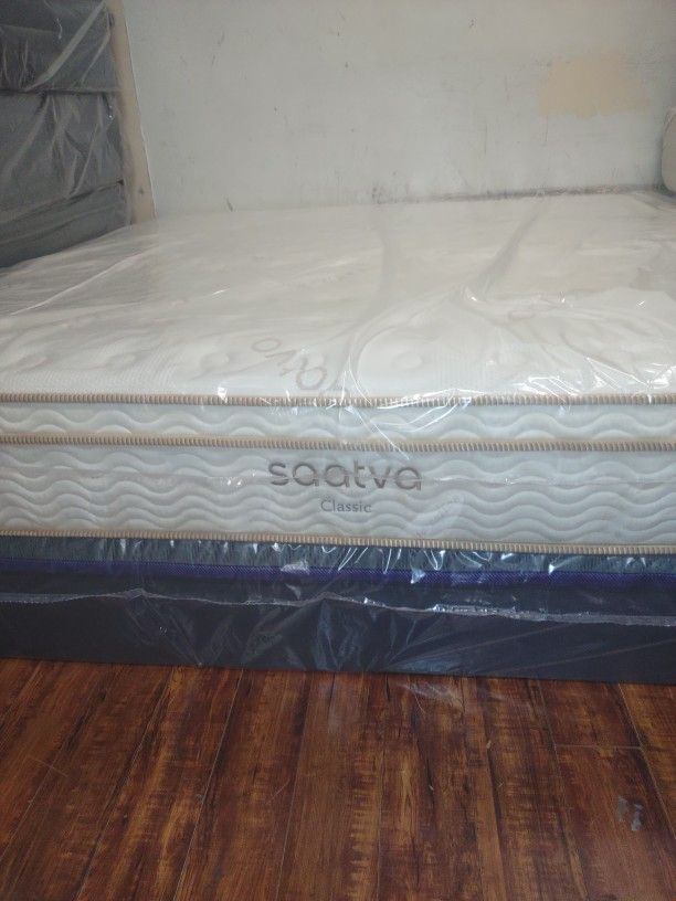 💤💤💤 $499 King Pillow Top Saatva Classic Medium Firm Mattress Only $499 💤💤💤