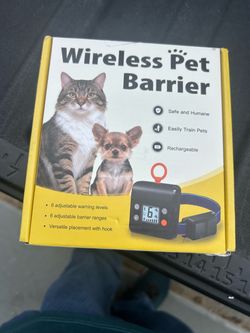 Pet wireless barrier