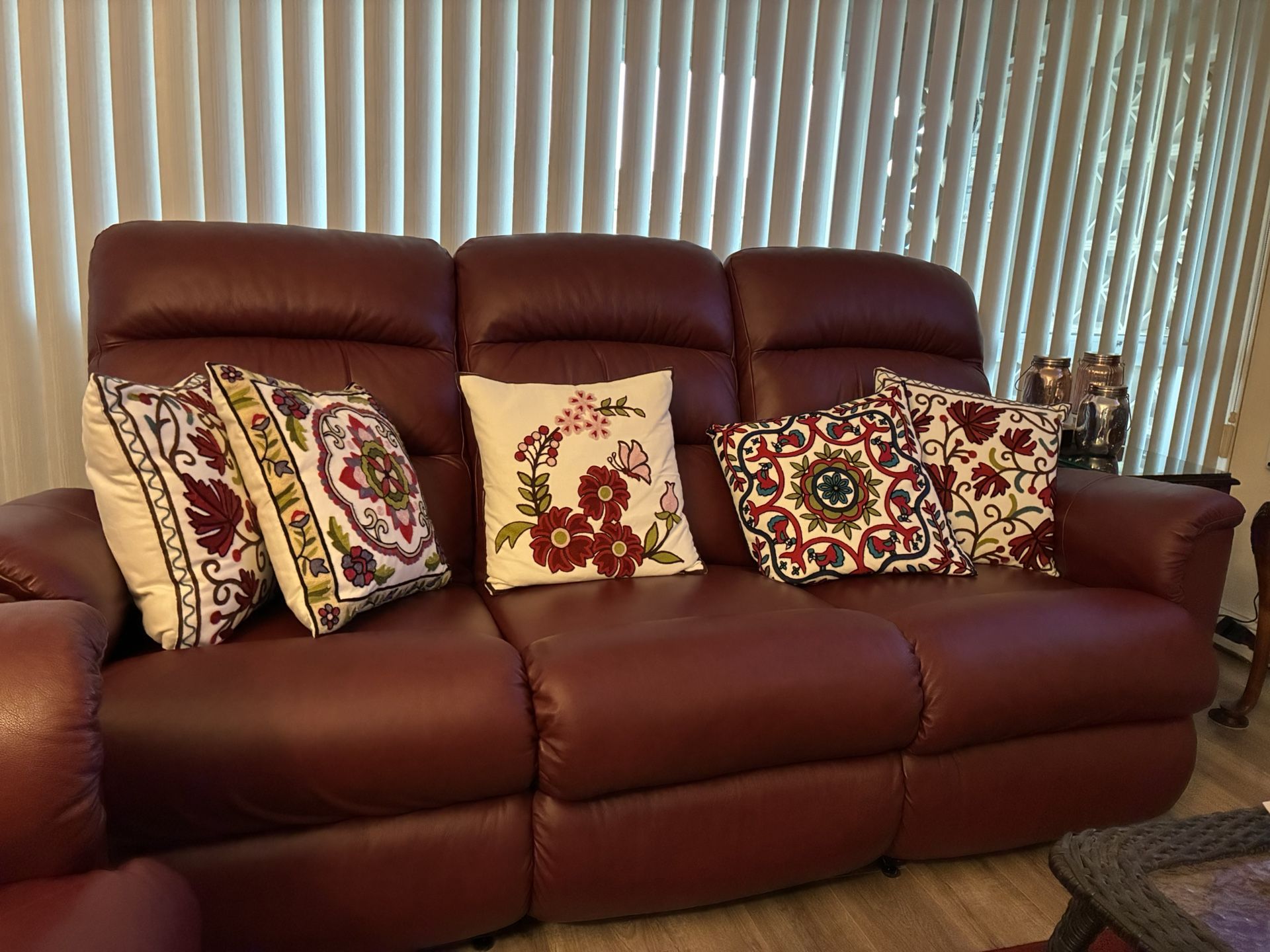 Lazboy Power recliner Leather Sofa For Sale