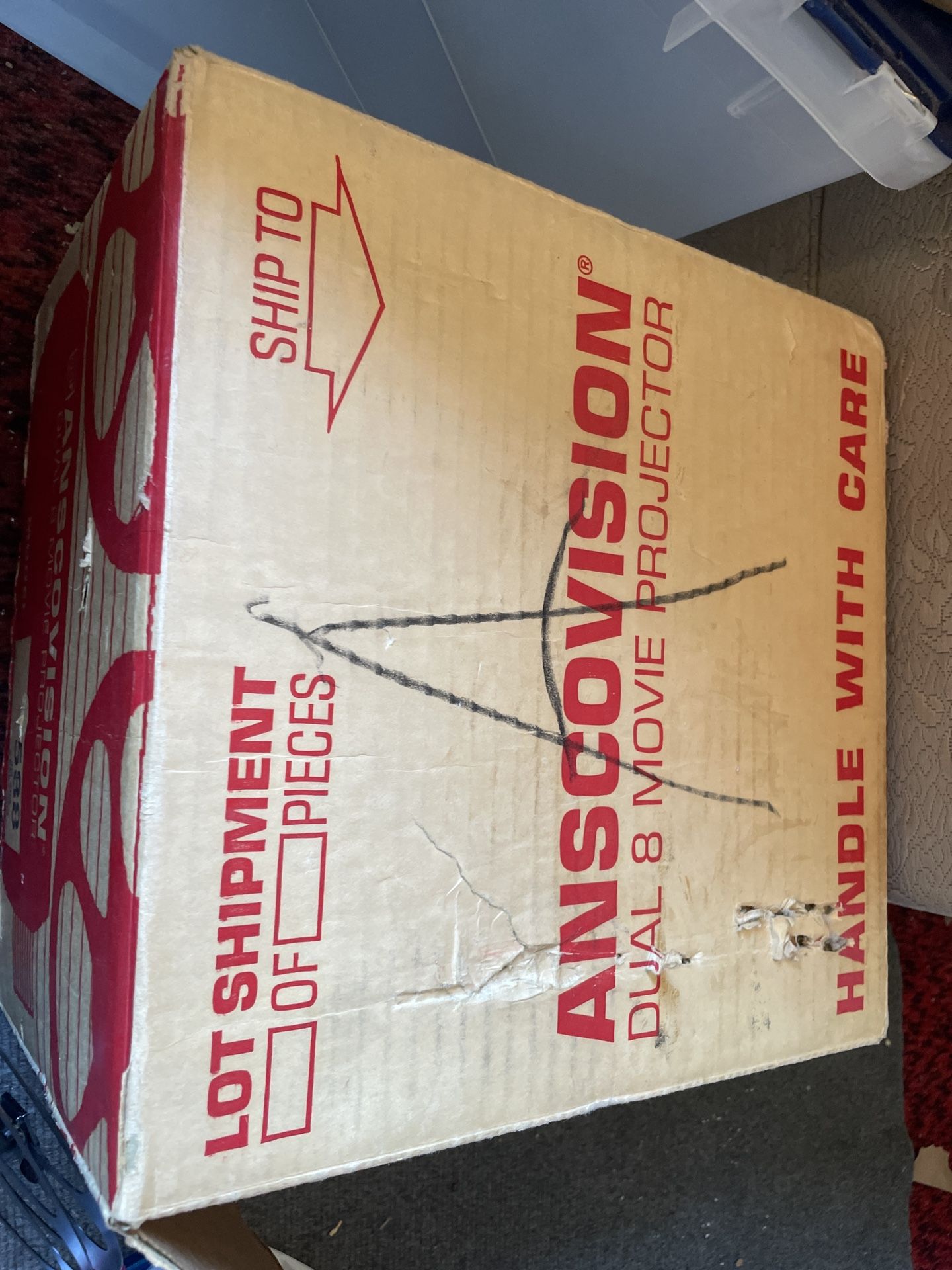 Anscovision Projector 8 Mm Film Vintage