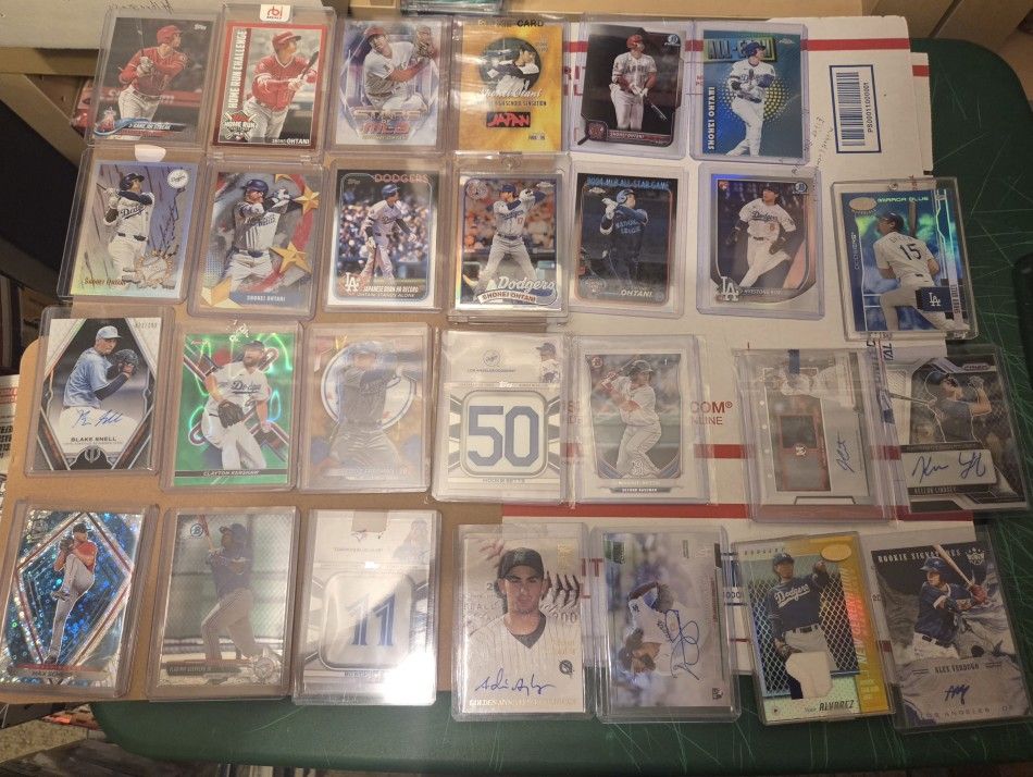 LA Dodger & Toronto Blue Jays baseball cards $10 Each