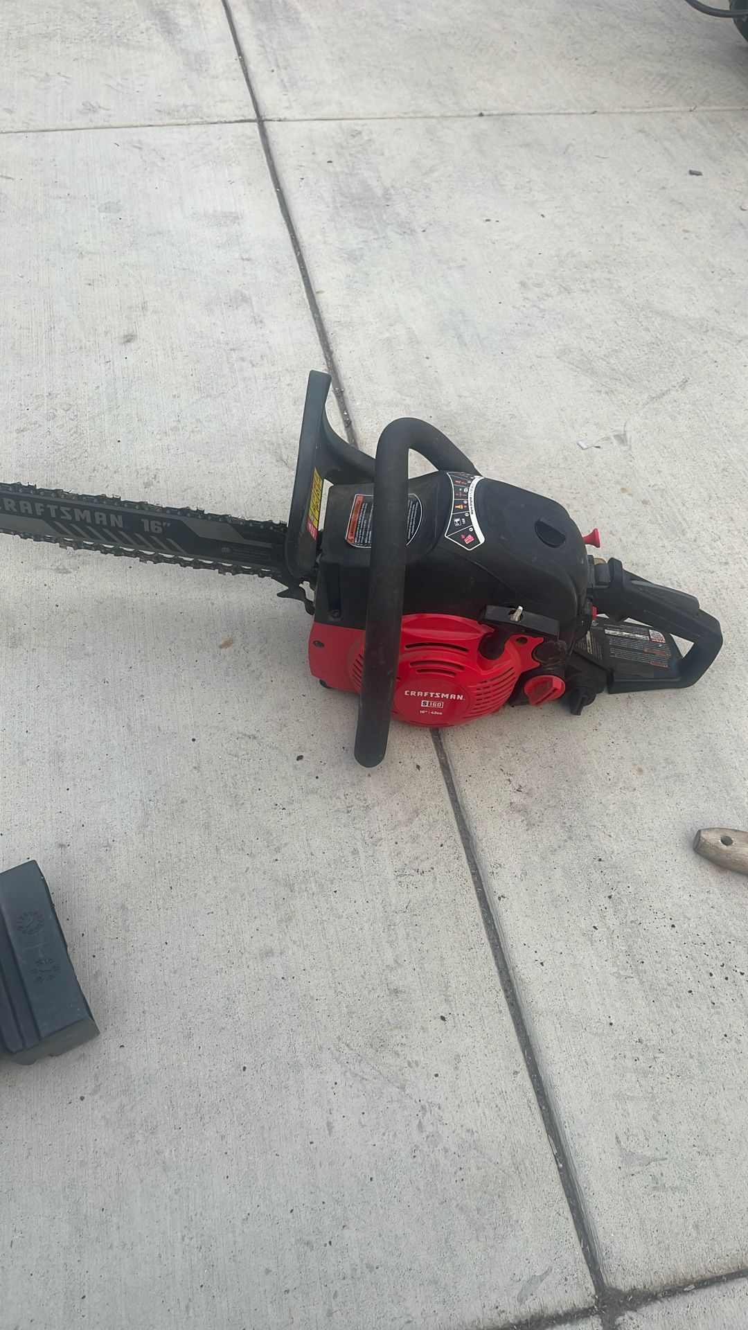 Craftsman 16 inch gas chainsaw