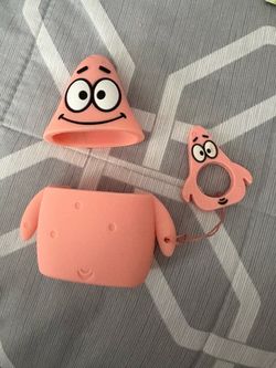 Patrick Star AirPods Silicone Case with Ring