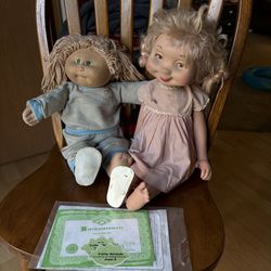 Cabbage Patch & Whimsie Doll(80s)