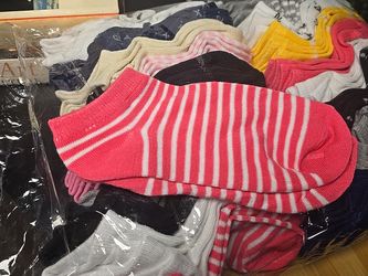 60 Pairs Women’s Ankle Socks Low Cut Assorted Colors