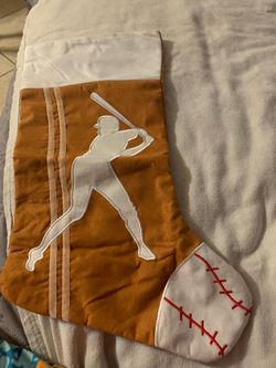 Baseball Themed Christmas Stocking