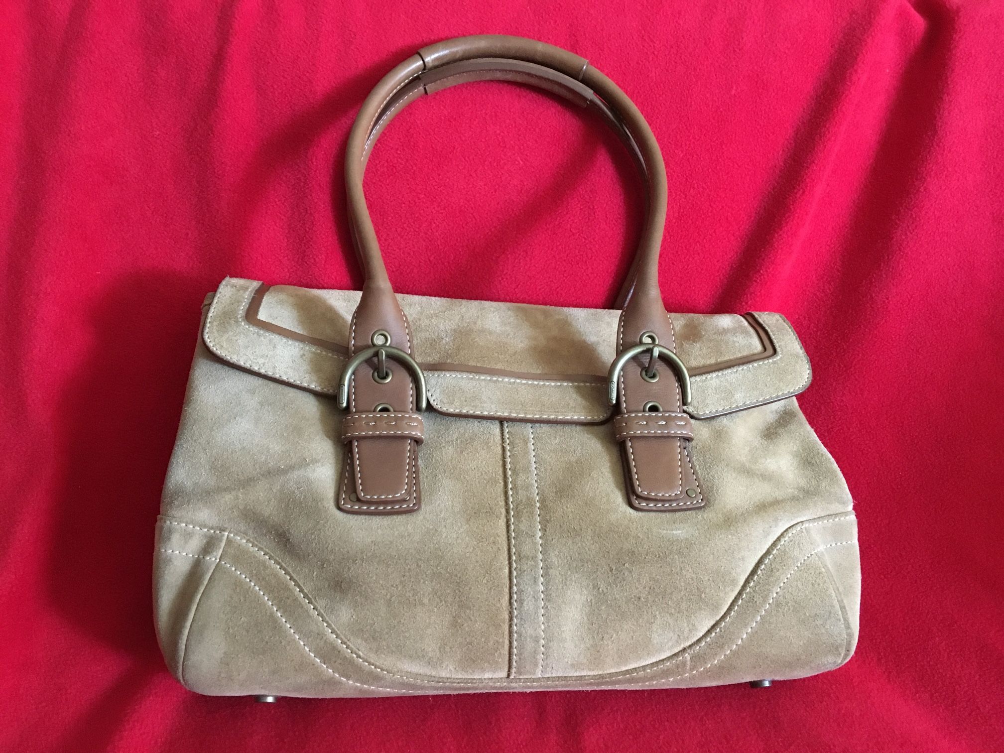 Coach Suede Bag