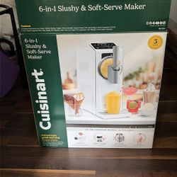 Cuisinart 6-in-1 Slushy And soft Serve Ice Cream Maker
