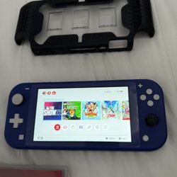 Nintendo Switch Lite Purple One Game Works Great 