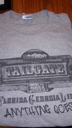 Florida Georgia Line 2014 Concert Shirt Anything Goes Tailgate