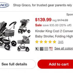 Kinder King Baby Stroller