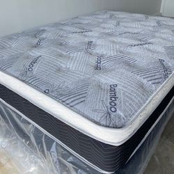 Full Euro Bamboo Pillow Top Mattress!