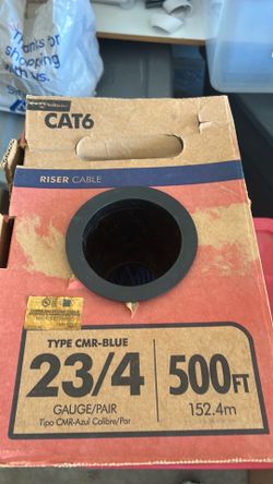Southwire 500 ft. L Category 6 Riser and Data Cable Wire