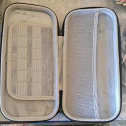  hard shell carrying case designed for the Nintendo Switch console.