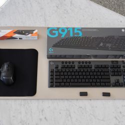 Logitech G915 X Mechanical Keyboard + G502 Lightspeed Mouse Bundle